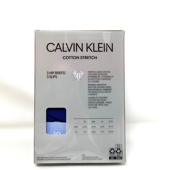 đź’–MEGA SALEđź’–Calvin Klein 3 Pack Men  NB2613936  Cotton Stretch Blue Red s - Picture 6 of 8